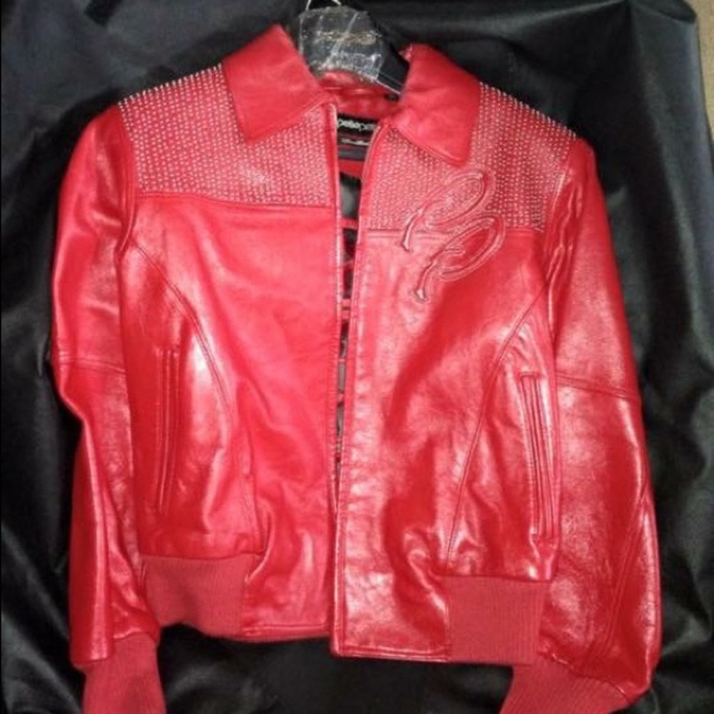 Real leather authentic Pelle coat